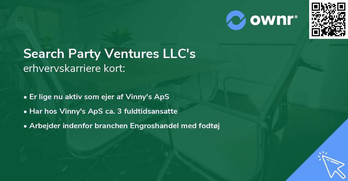 Search Party Ventures LLC's erhvervskarriere kort