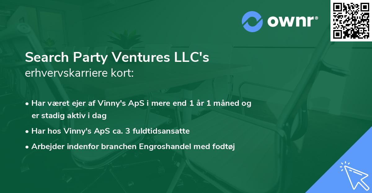 Search Party Ventures LLC's erhvervskarriere kort