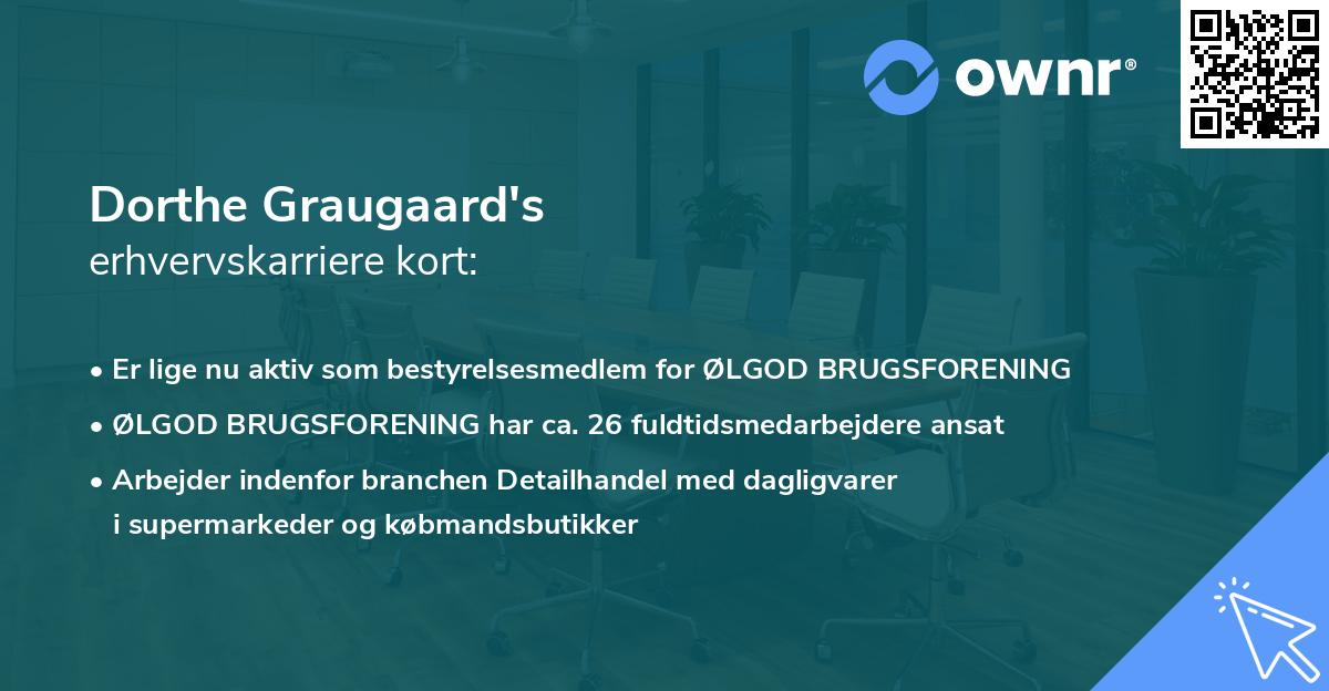 Dorthe Graugaard's erhvervskarriere kort