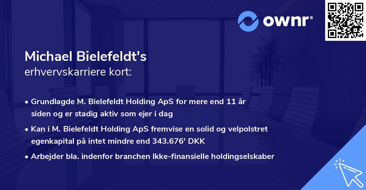 Michael Bielefeldt's erhvervskarriere kort