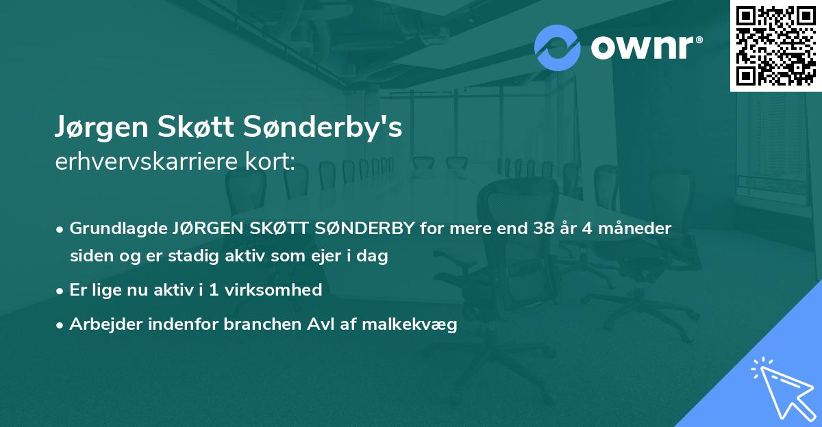 Jørgen Skøtt Sønderby's erhvervskarriere kort