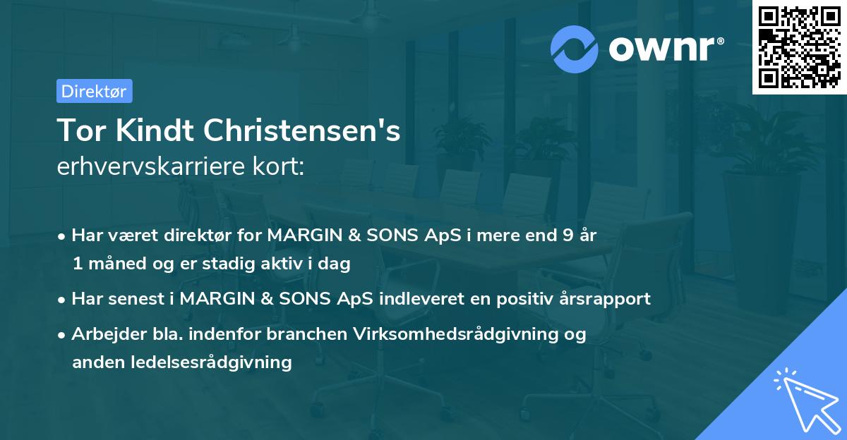 Tor Kindt Christensen's erhvervskarriere kort