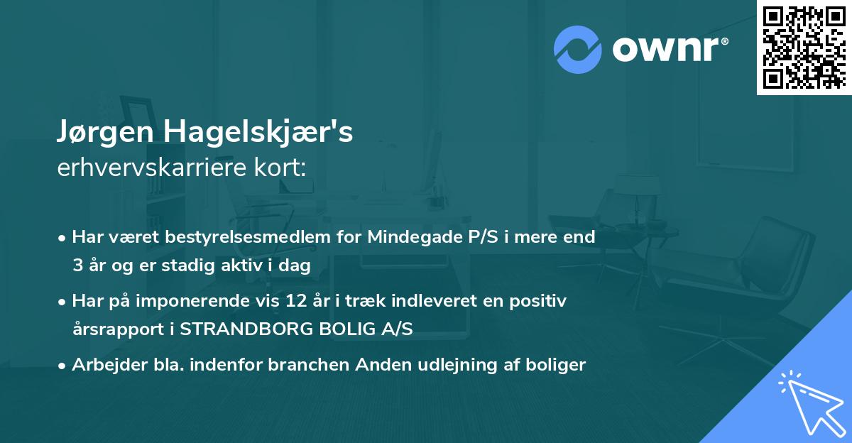 Jørgen Hagelskjær's erhvervskarriere kort