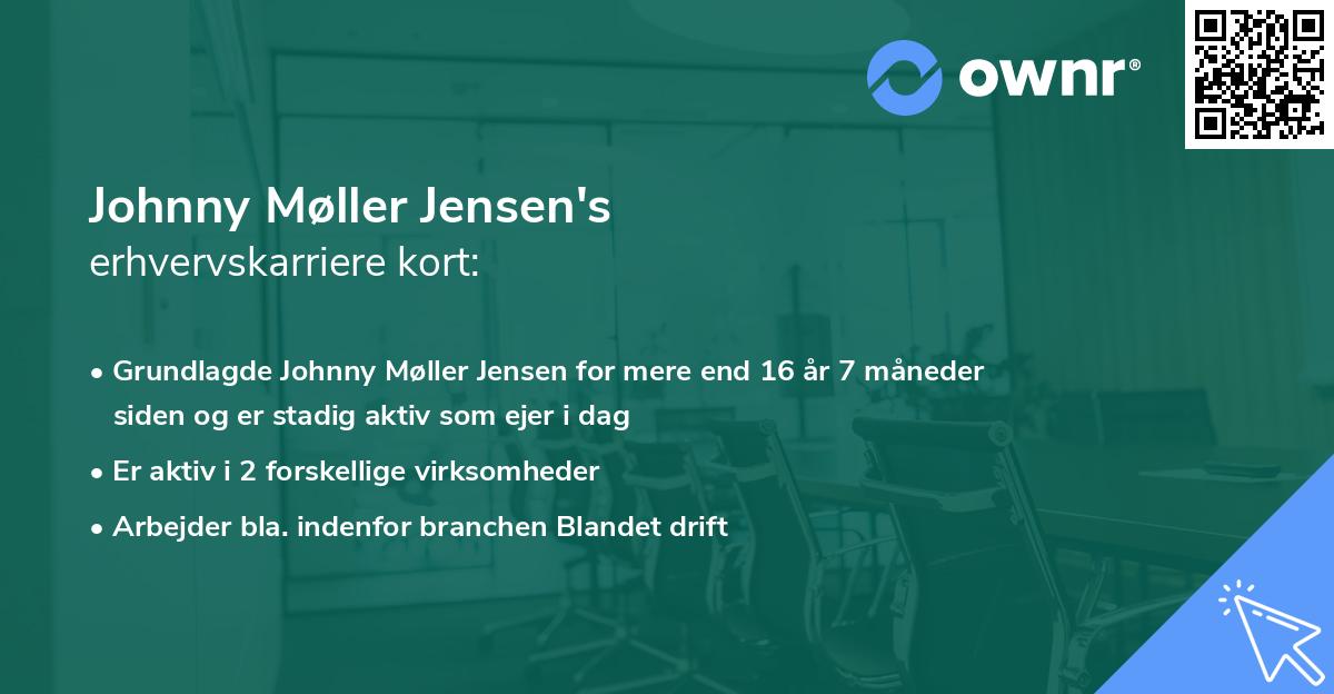 Johnny Møller Jensen's erhvervskarriere kort