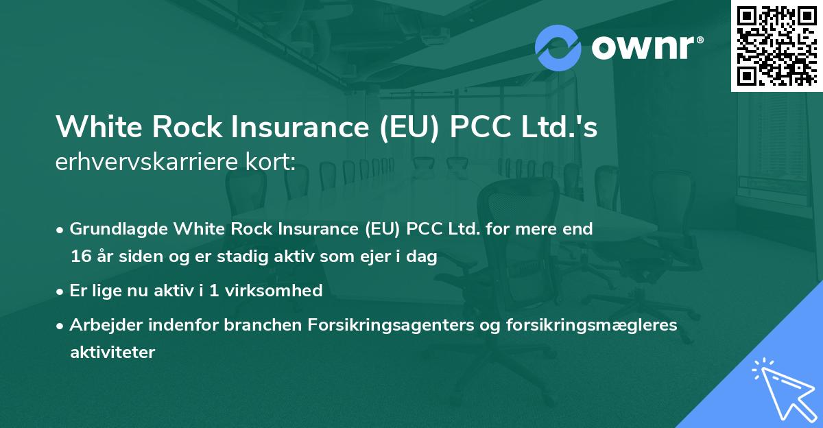White Rock Insurance (EU) PCC Ltd.'s erhvervskarriere kort