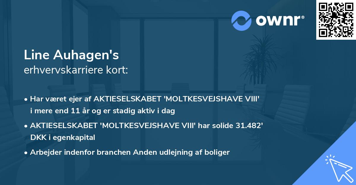 Line Auhagen's erhvervskarriere kort