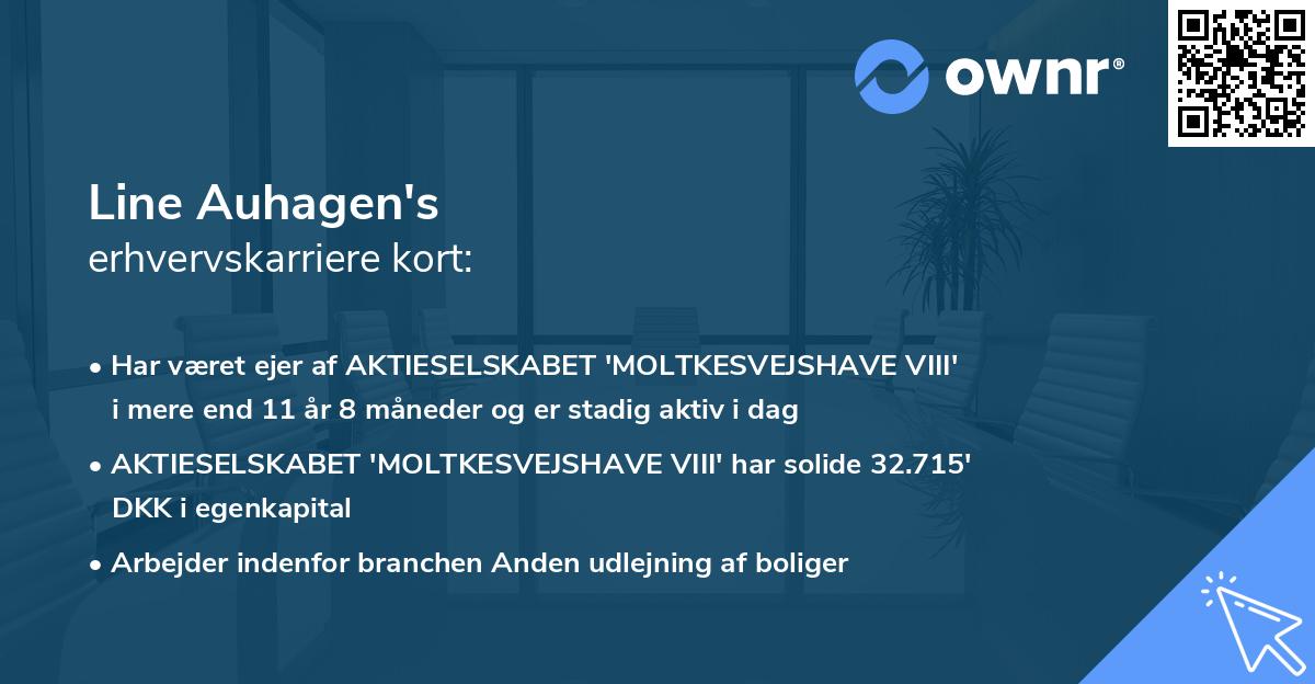 Line Auhagen's erhvervskarriere kort