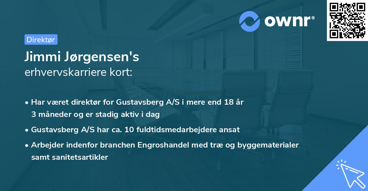 Jimmi Jørgensen's erhvervskarriere kort