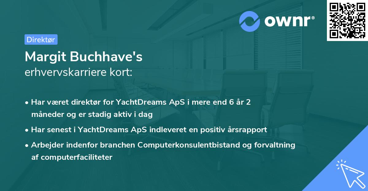 Margit Buchhave's erhvervskarriere kort