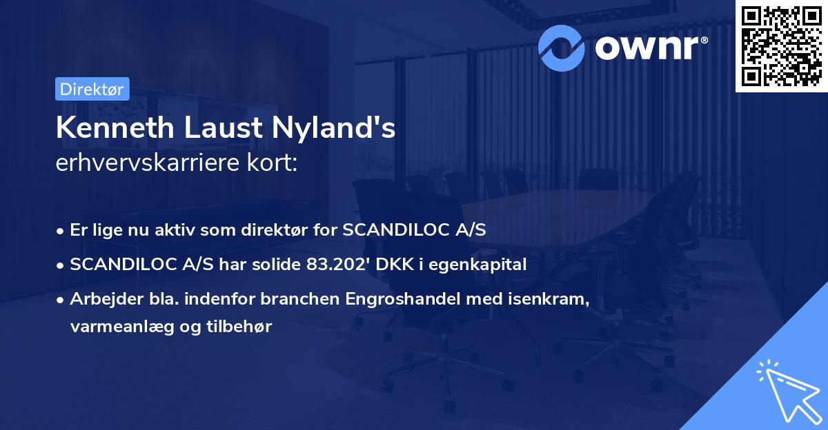 Kenneth Laust Nyland's erhvervskarriere kort