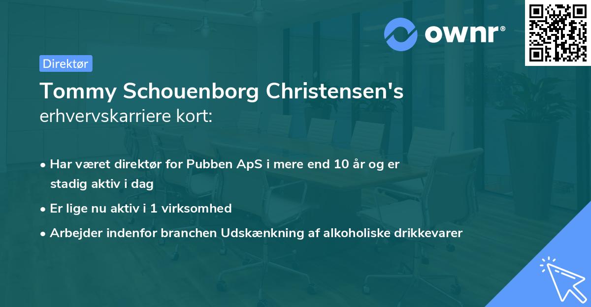 Tommy Schouenborg Christensen's erhvervskarriere kort