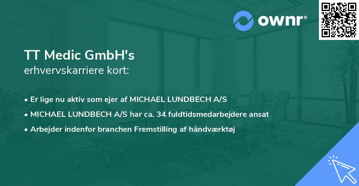 TT Medic GmbH's erhvervskarriere kort