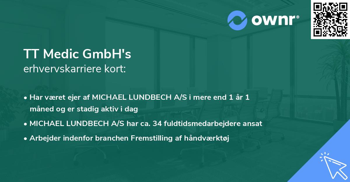 TT Medic GmbH's erhvervskarriere kort