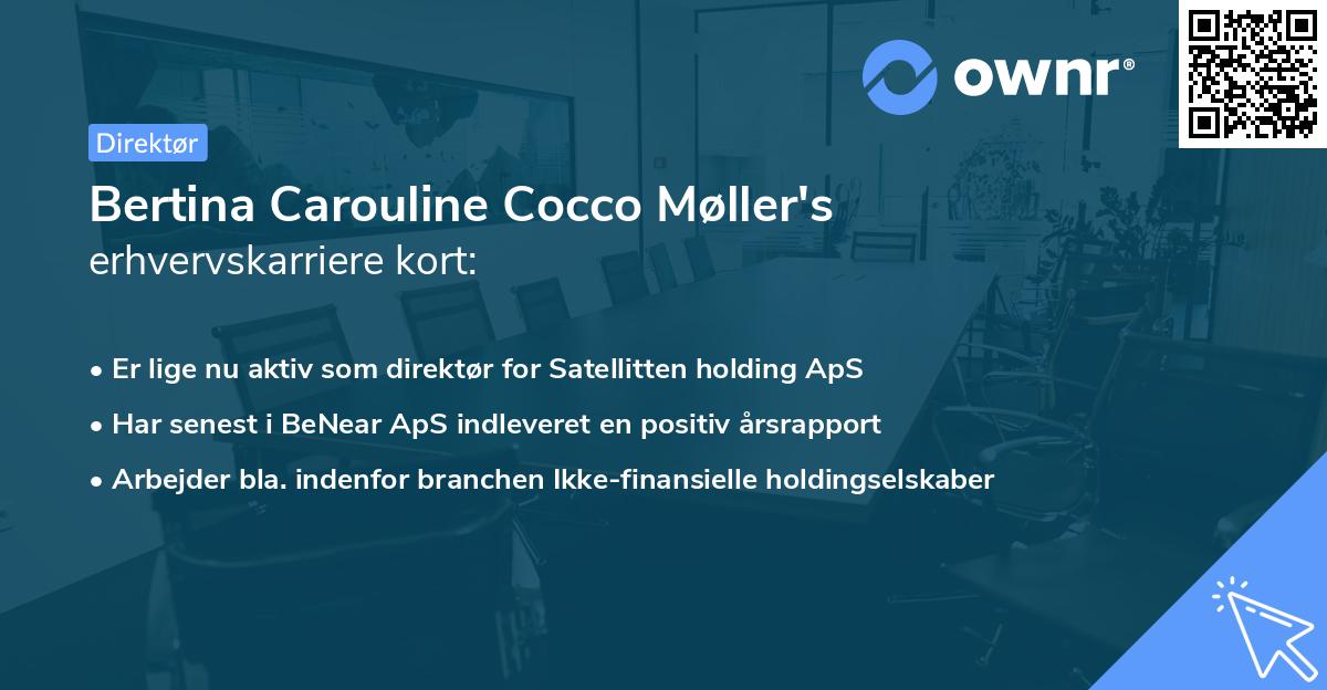 Bertina Carouline Cocco Møller's erhvervskarriere kort