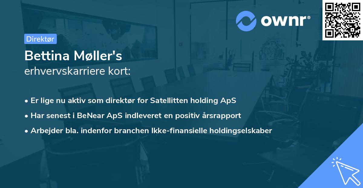 Bettina Møller's erhvervskarriere kort