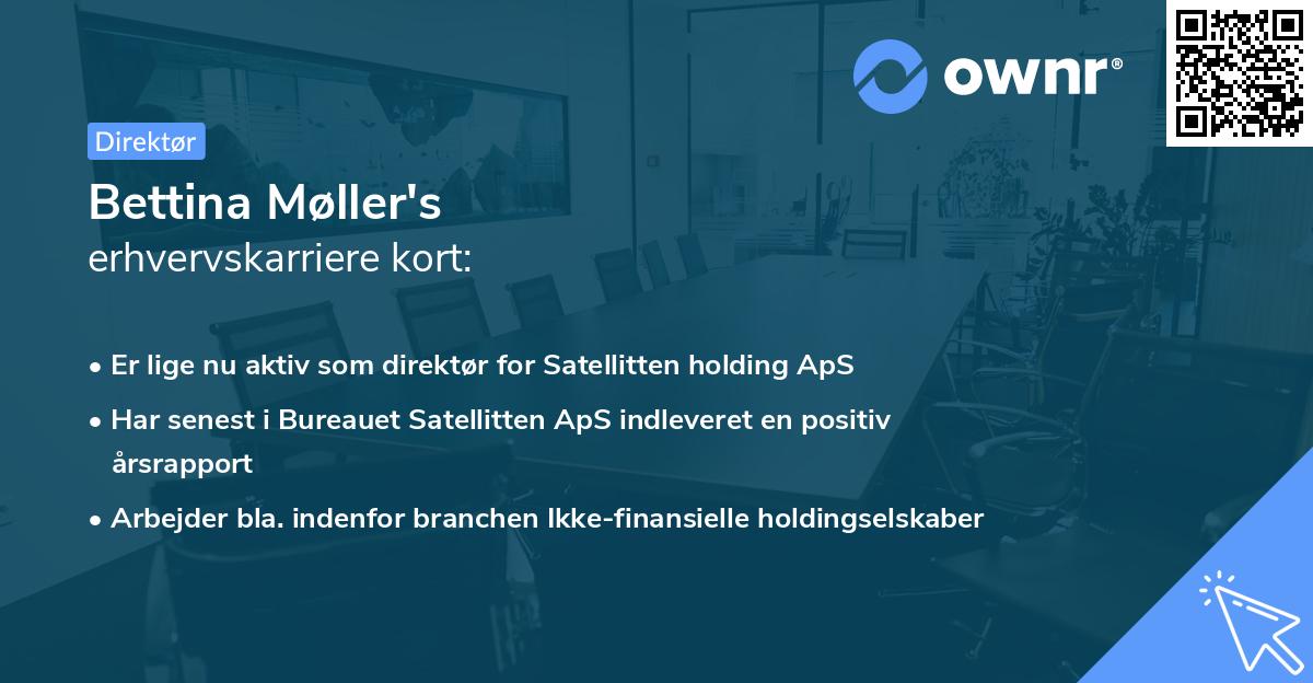 Bettina Møller's erhvervskarriere kort