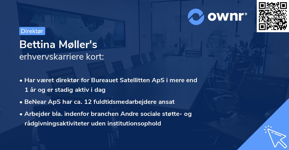 Bettina Møller's erhvervskarriere kort