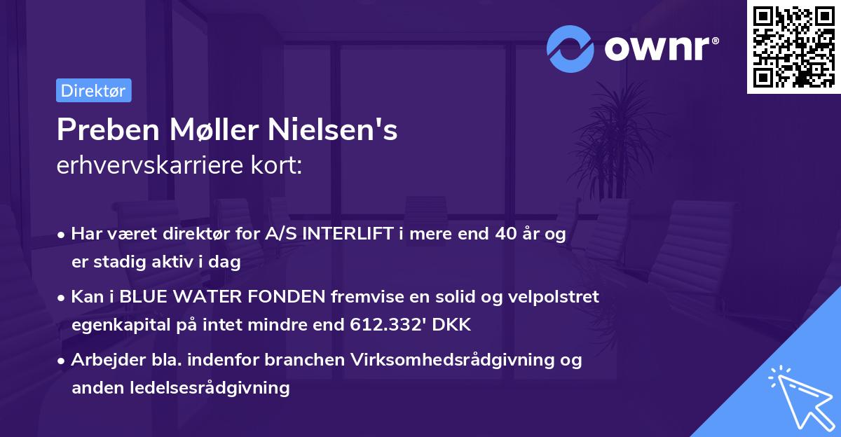 Preben Møller Nielsen's erhvervskarriere kort