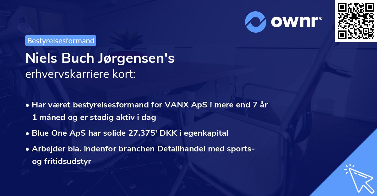 Niels Buch Jørgensen's erhvervskarriere kort