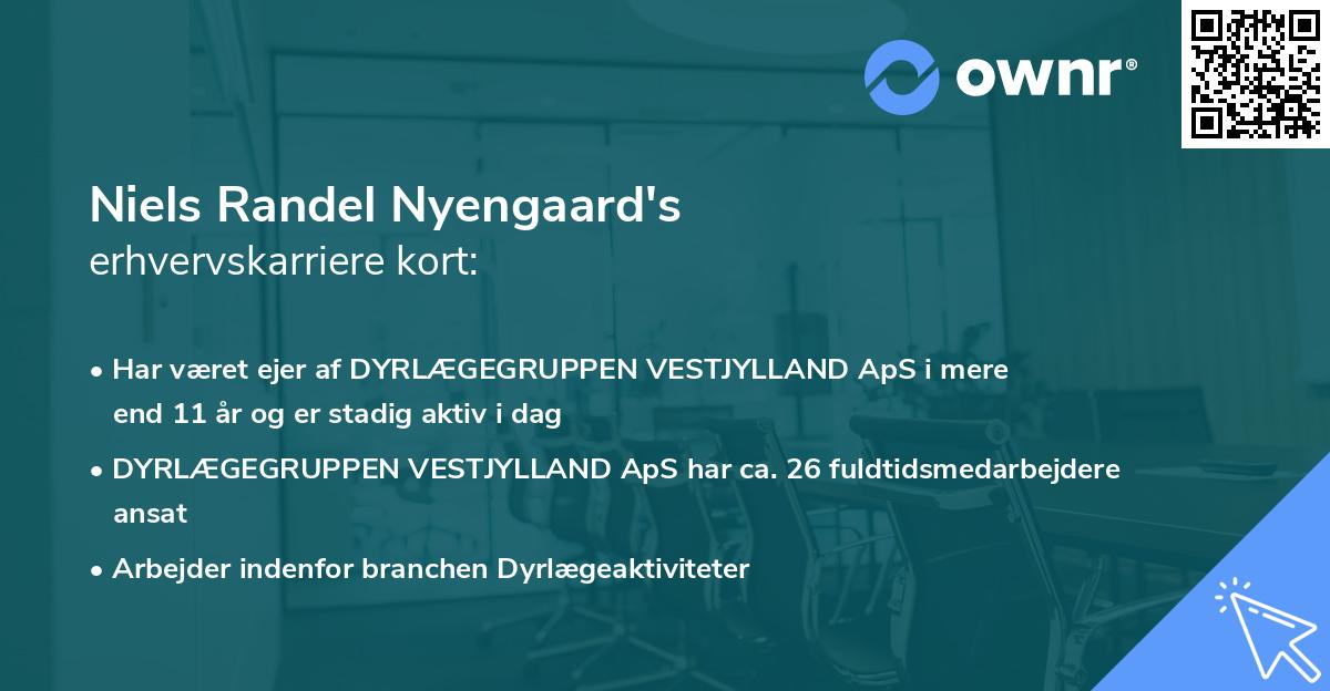 Niels Randel Nyengaard's erhvervskarriere kort