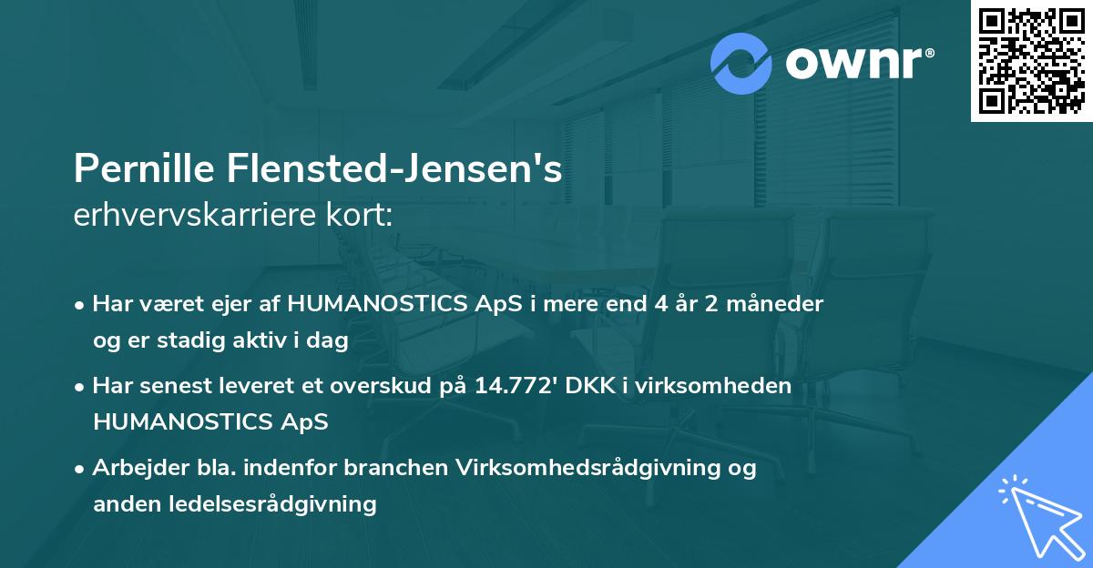 Pernille Flensted-Jensen's erhvervskarriere kort