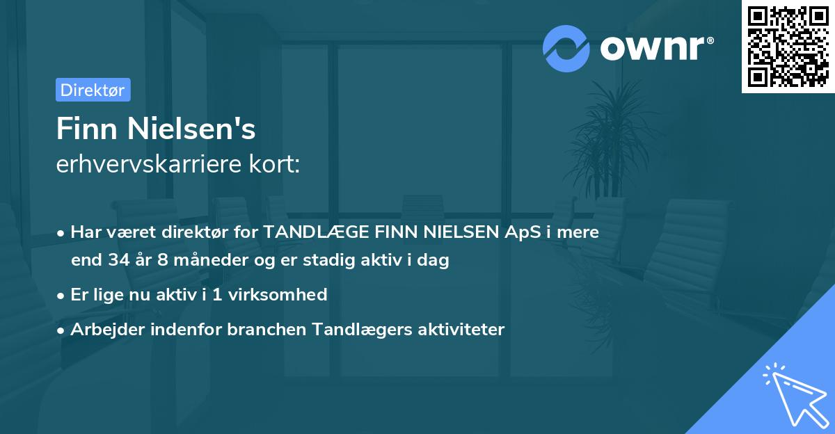 Finn Nielsen's erhvervskarriere kort