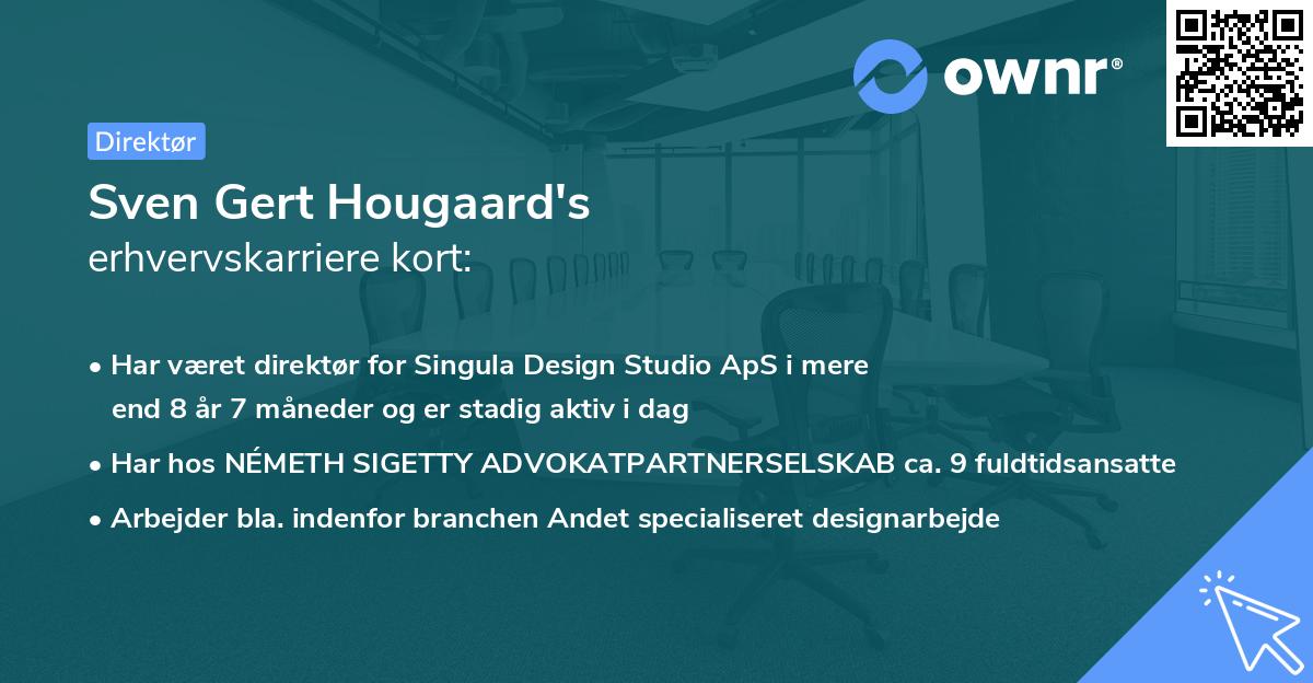 Sven Gert Hougaard's erhvervskarriere kort