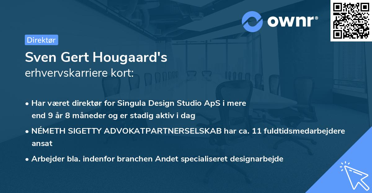 Sven Gert Hougaard's erhvervskarriere kort