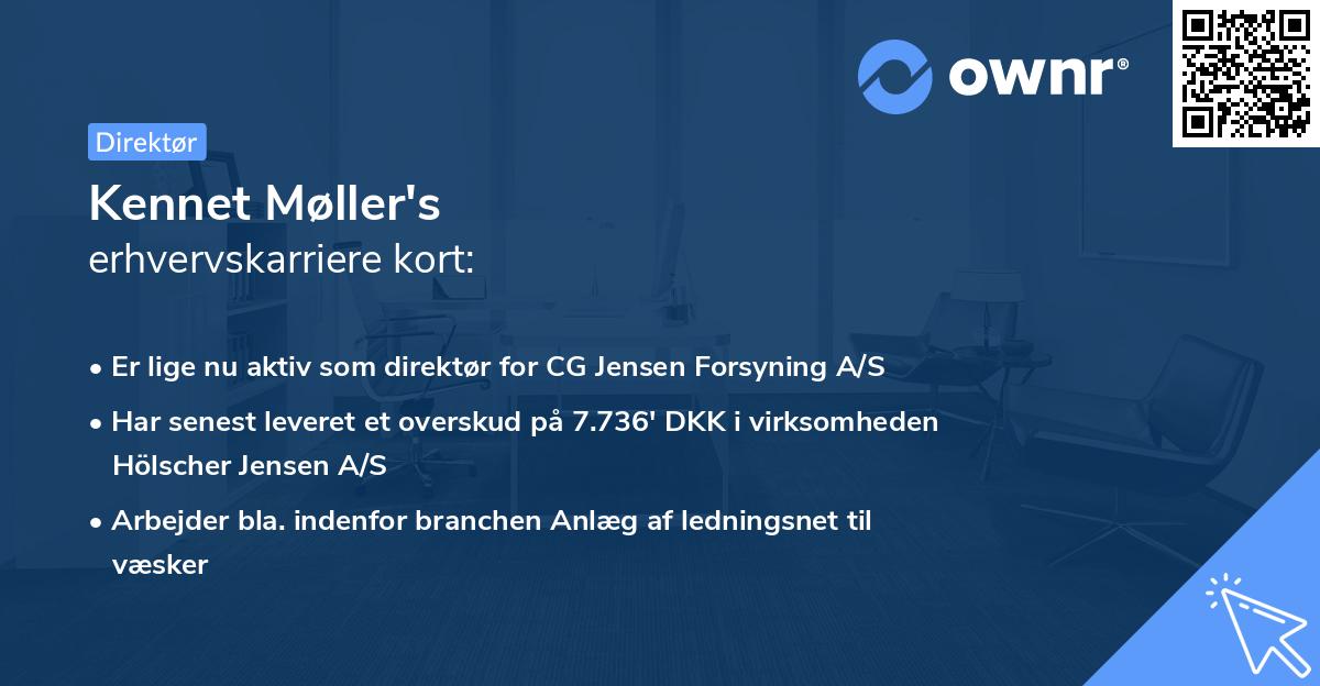 Kennet Møller's erhvervskarriere kort