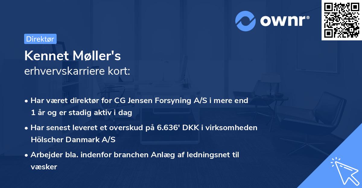 Kennet Møller's erhvervskarriere kort