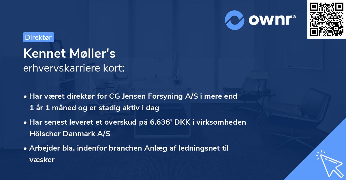 Kennet Møller's erhvervskarriere kort