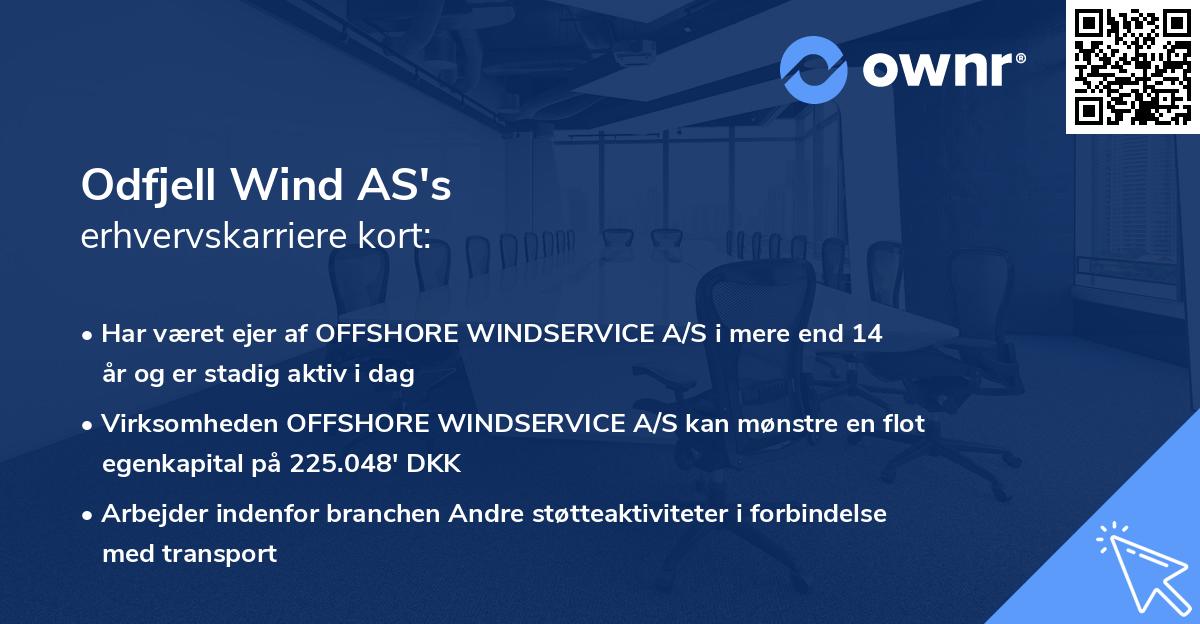 Odfjell Wind AS's erhvervskarriere kort