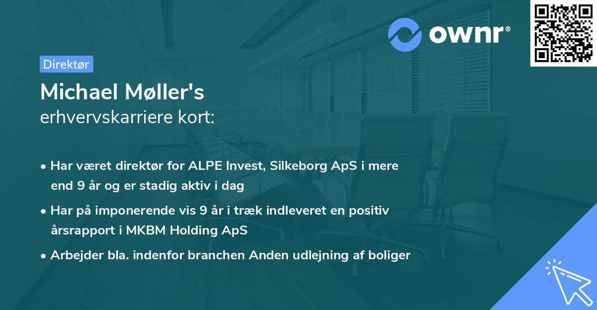 Michael Møller's erhvervskarriere kort