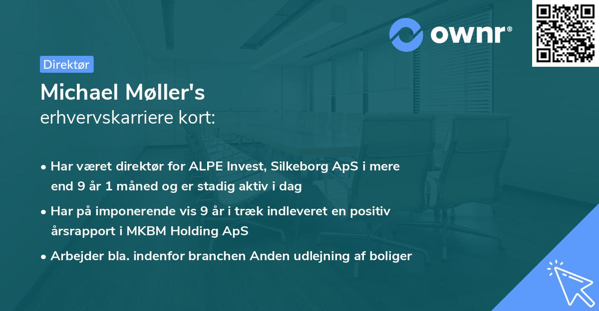 Michael Møller's erhvervskarriere kort