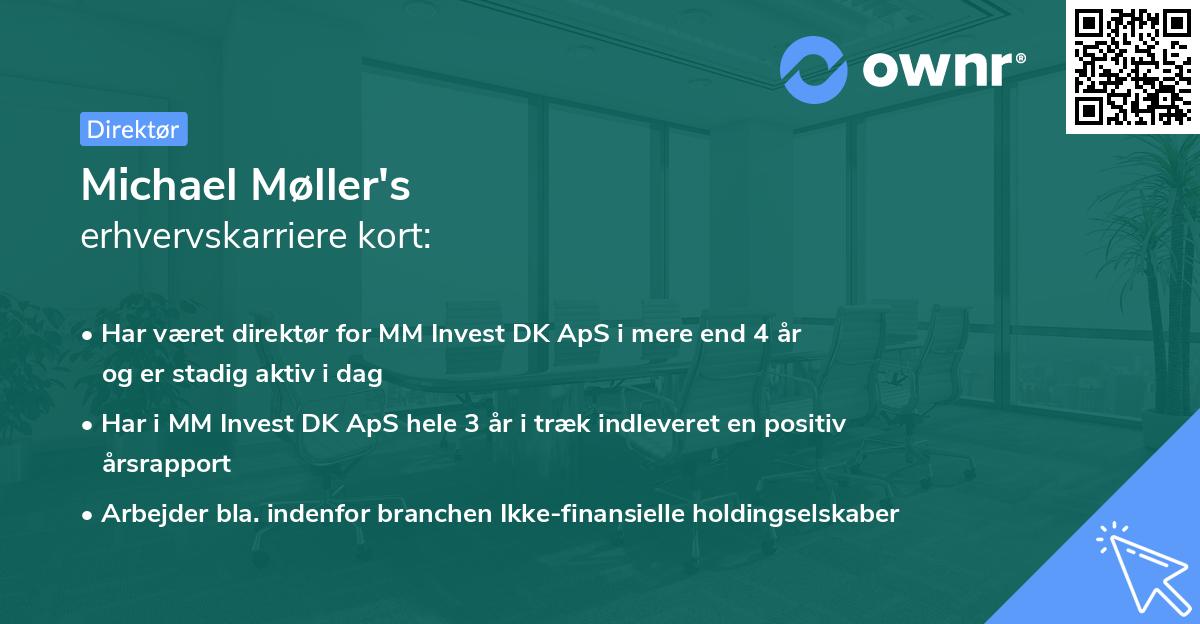 Michael Møller's erhvervskarriere kort