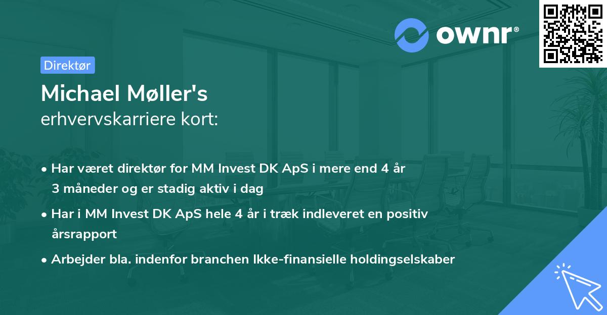 Michael Møller's erhvervskarriere kort