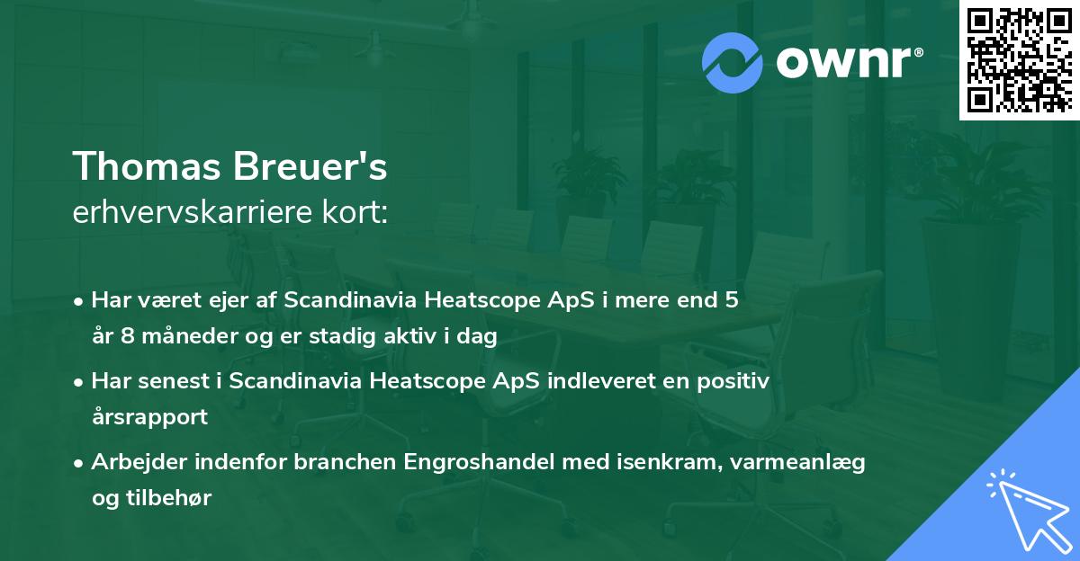 Thomas Breuer's erhvervskarriere kort