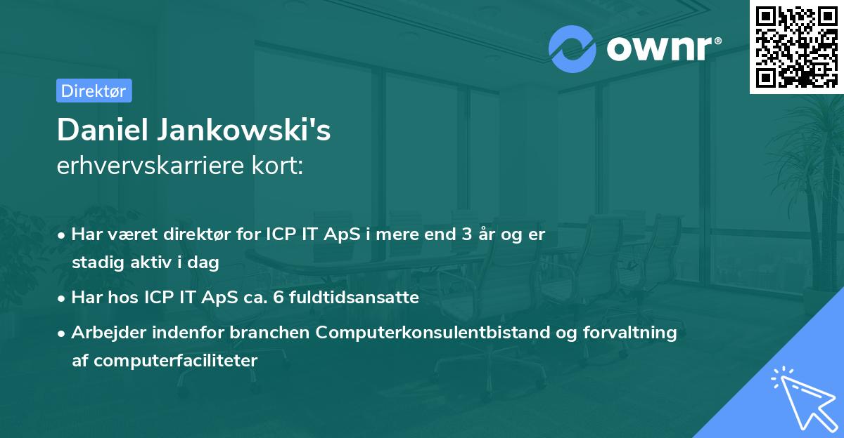 Daniel Jankowski's erhvervskarriere kort