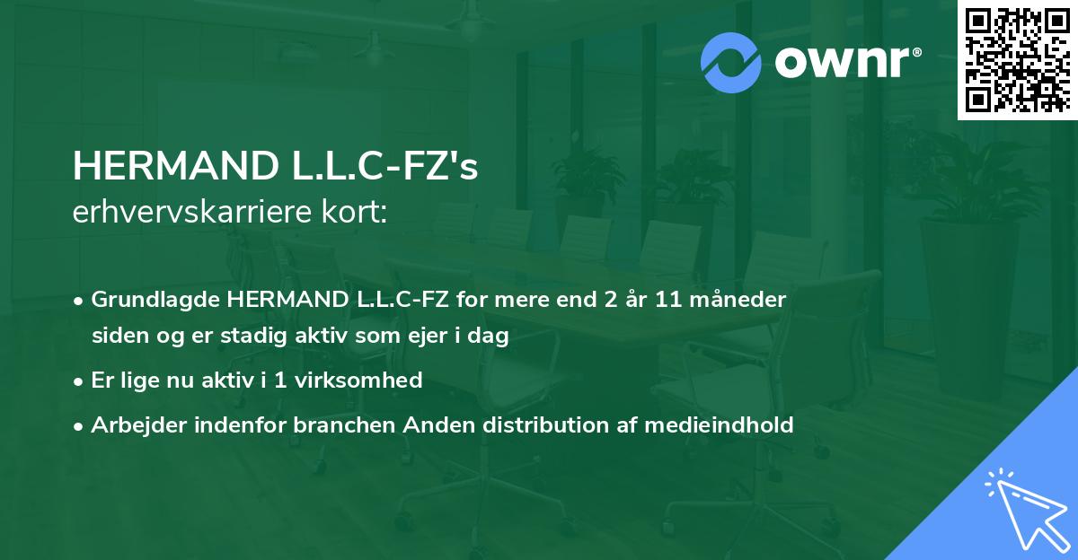 HERMAND L.L.C-FZ's erhvervskarriere kort