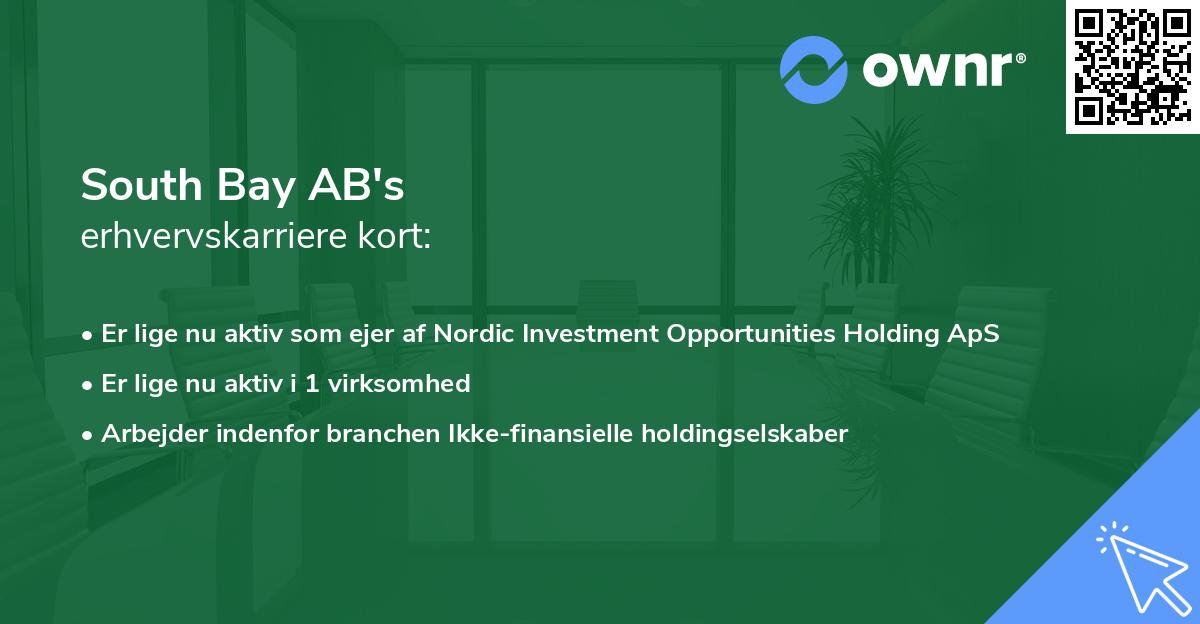 South Bay AB's erhvervskarriere kort