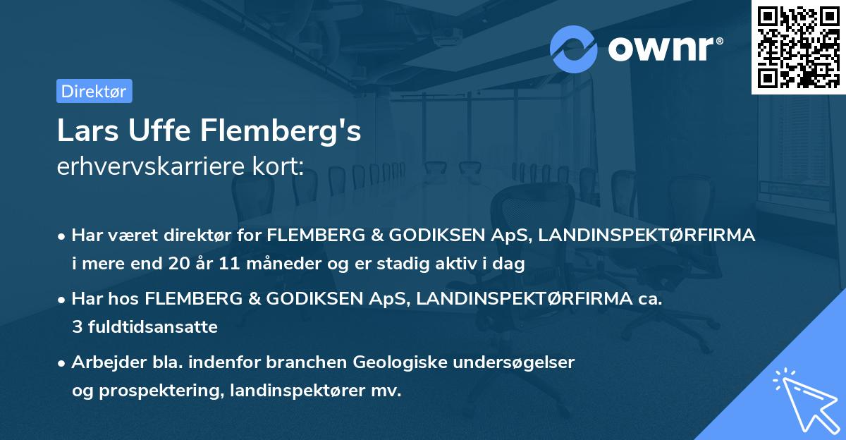 Lars Uffe Flemberg's erhvervskarriere kort