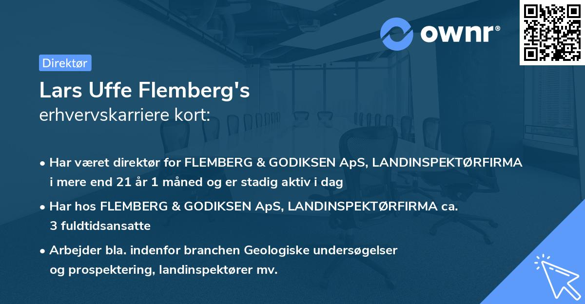 Lars Uffe Flemberg's erhvervskarriere kort