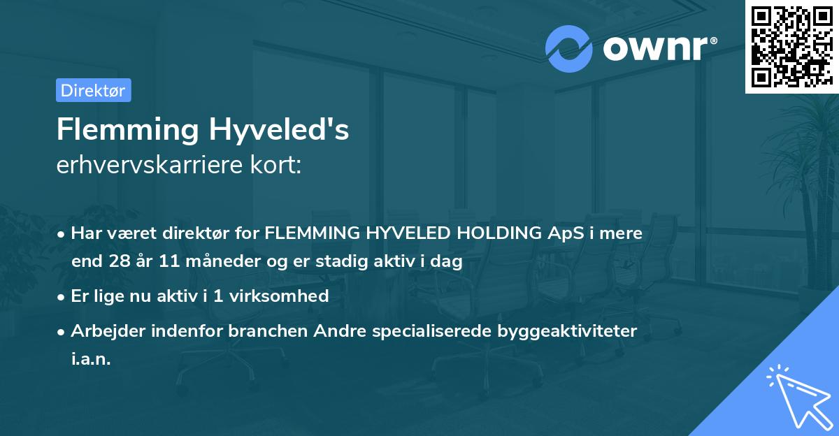 Flemming Hyveled's erhvervskarriere kort