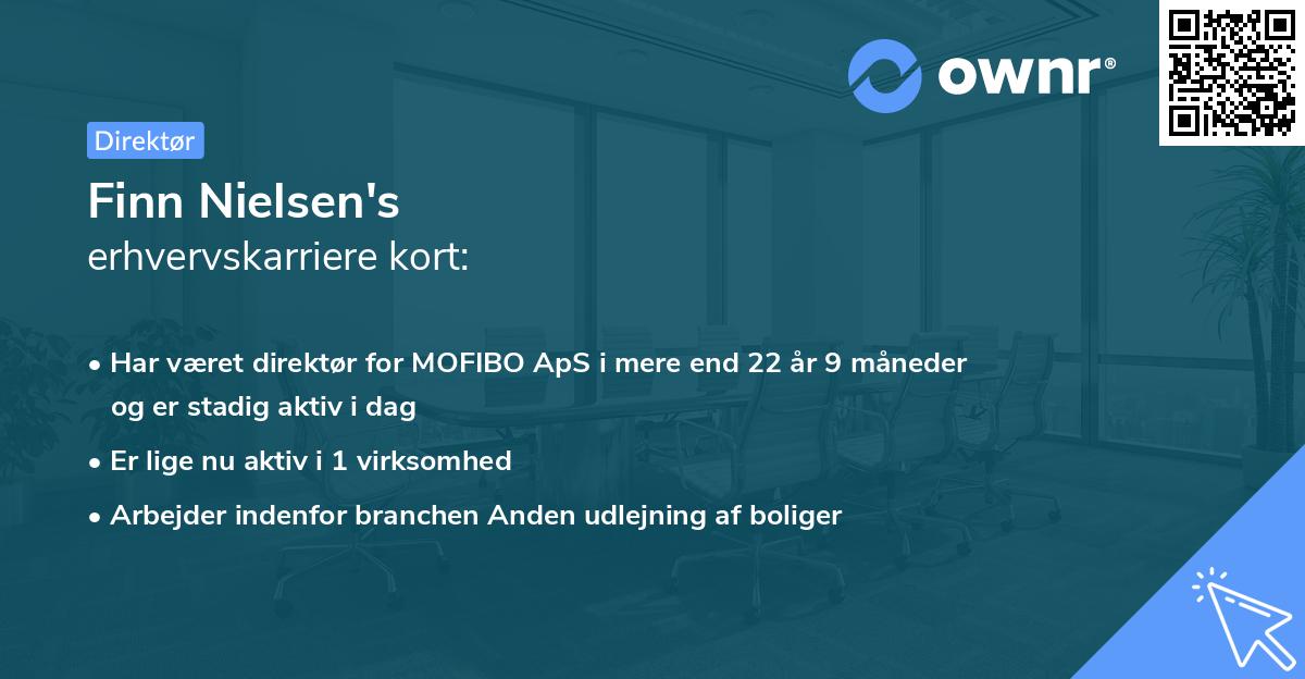 Finn Nielsen's erhvervskarriere kort