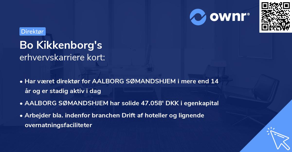 Bo Kikkenborg's erhvervskarriere kort