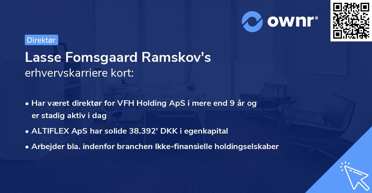 Lasse Fomsgaard Ramskov's erhvervskarriere kort