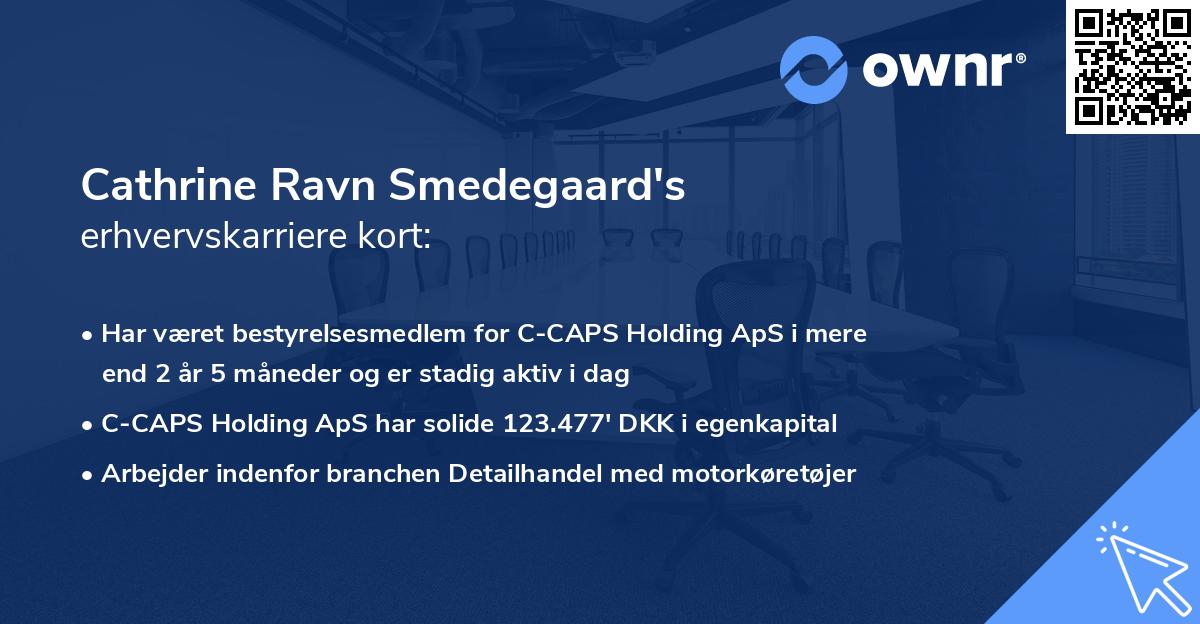 Cathrine Ravn Smedegaard's erhvervskarriere kort
