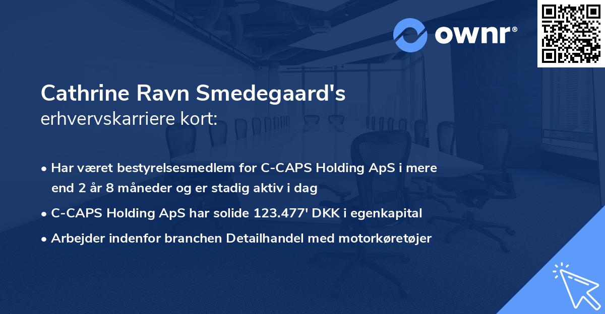 Cathrine Ravn Smedegaard's erhvervskarriere kort