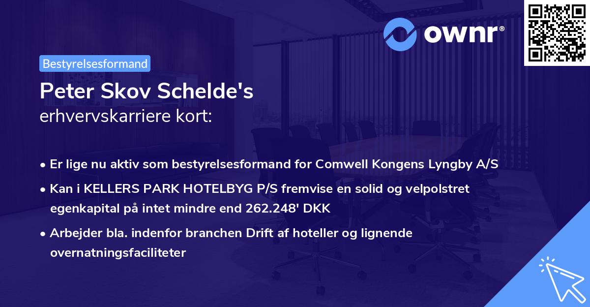 Peter Skov Schelde's erhvervskarriere kort