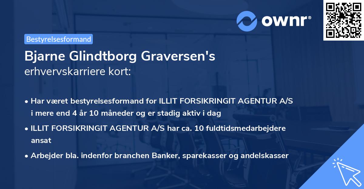 Bjarne Glindtborg Graversen's erhvervskarriere kort